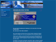 Tablet Screenshot of chicagolanddrugtesting.com